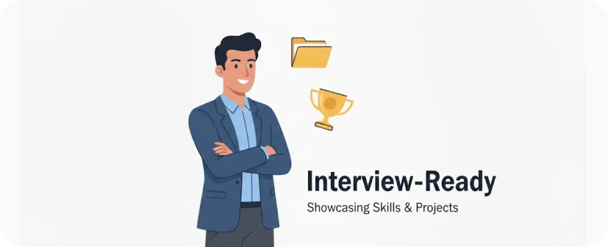 Interview-ready projects illustration