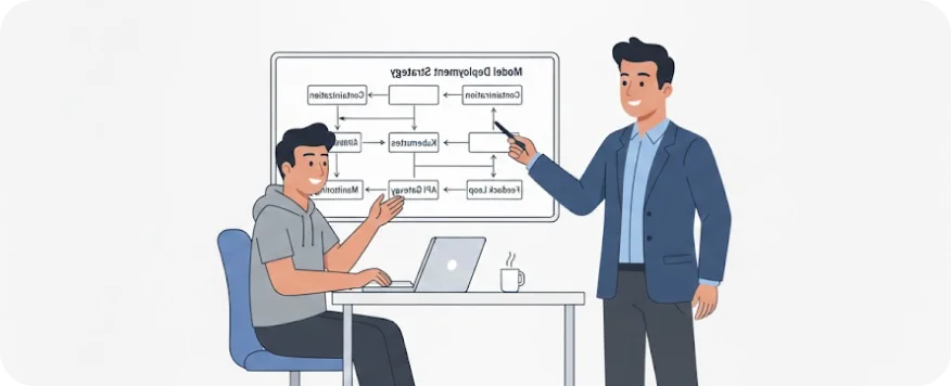 ML interview deep dives illustration
