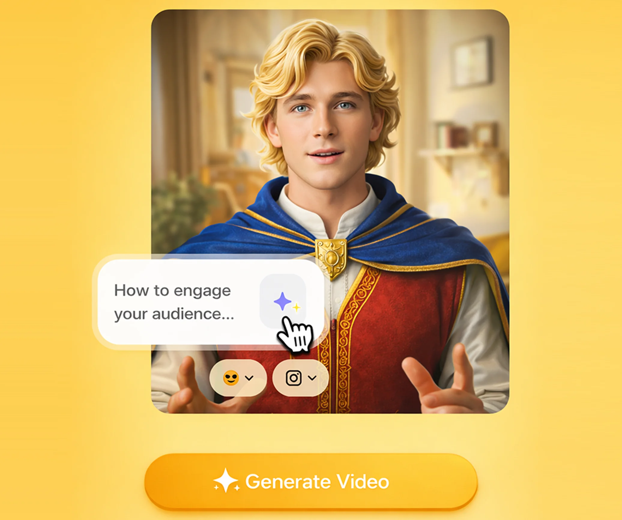 Talking-head video generator preview